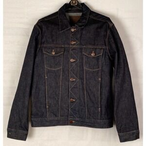 Freenote Cloth Jean Jacket Womans XL Blue Denim Broken Twill Selvedge Rare